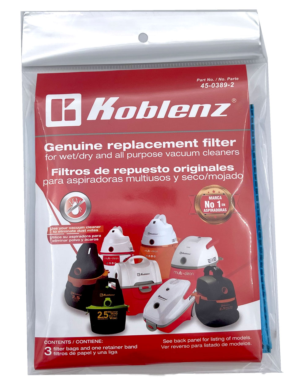 KIT FILTRO AZUL (3 PZS)
