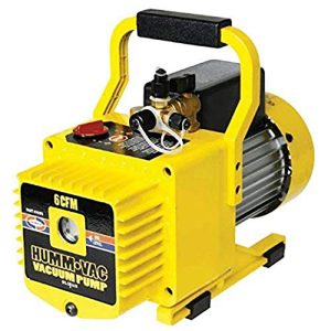 Bomba de Vacío Uniweld Amarilla 2 Etapas 1/2 HP 6 CFM 110/220V