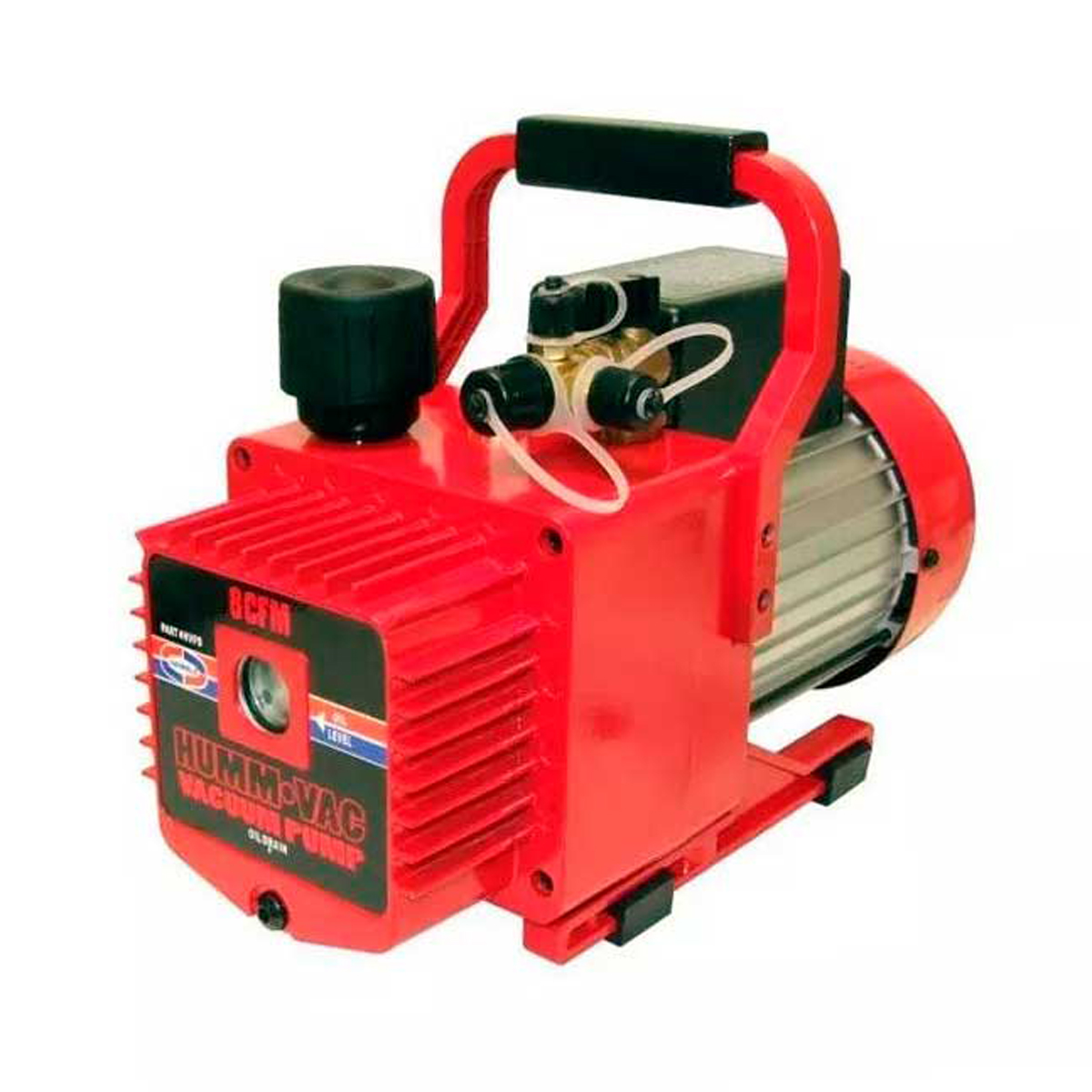 Bomba de Vacío Uniweld Roja 2 Etapas 1/2 HP 6 CFM 110/220V