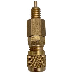 Valvula para Lata de Gas R134 Sencilla (Para latas auto-sellables)