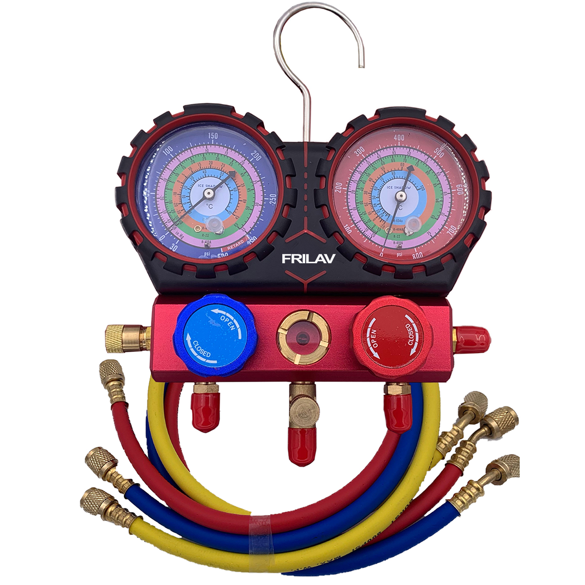 Juego de Manometros RED SHADOW para R410 / R134 / R22 / R404 - Image 3