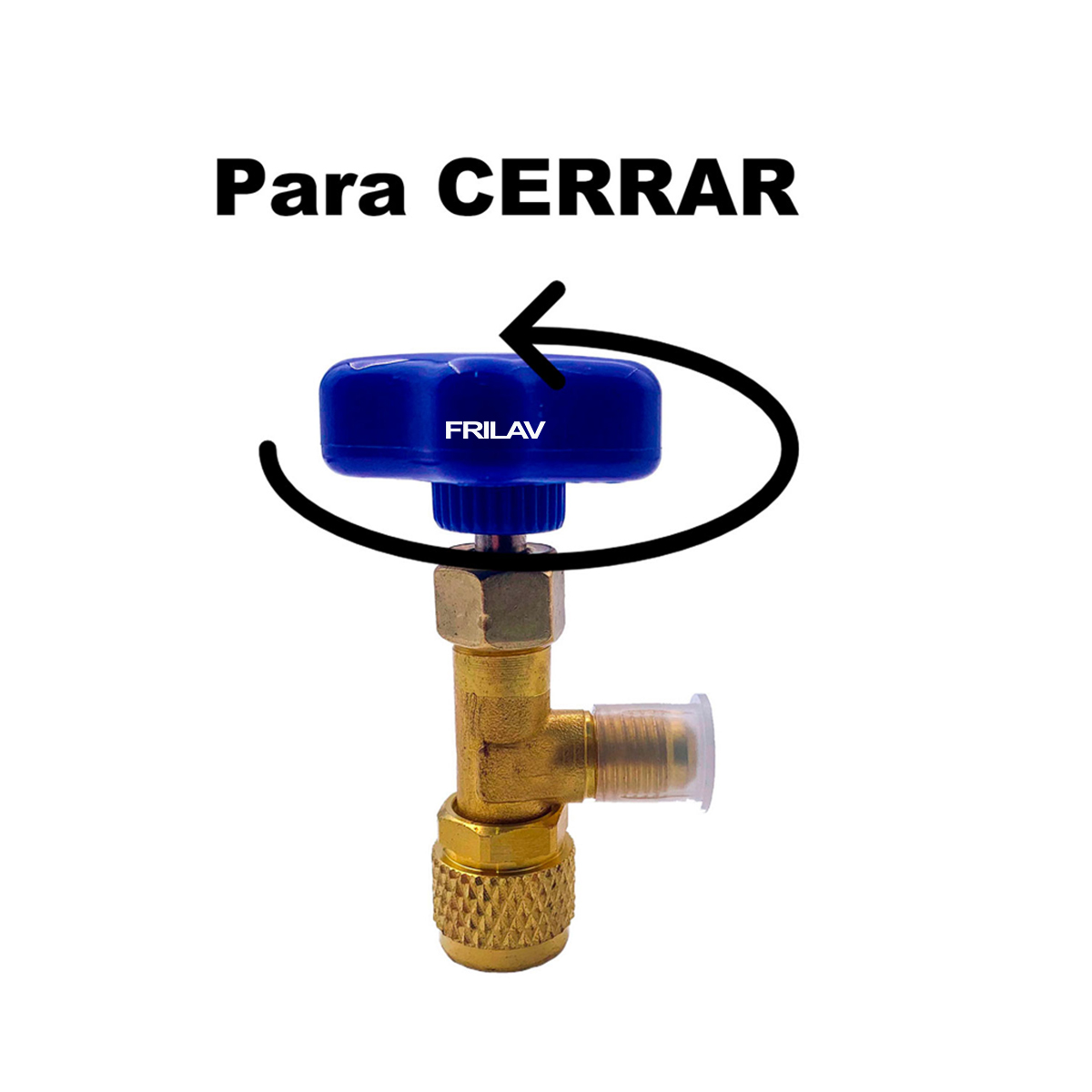 Valvula para Lata de Gas R134 CON LLAVE (Para latas auto-sellables) - Image 4