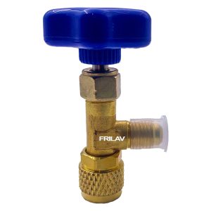 Valvula para Lata de Gas R134 CON LLAVE (Para latas auto-sellables)