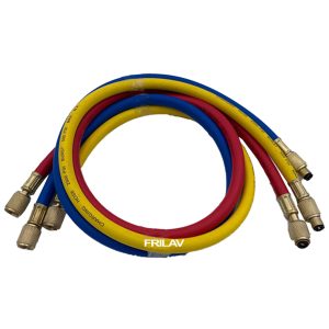Juego de Mangueras p/ Manometro 90CM 1/4" R134 R22 R404 R407C