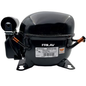 COMPRESOR EMBRACO 1/3 HP COMERCIAL R404 115V LBP NEK2121GK